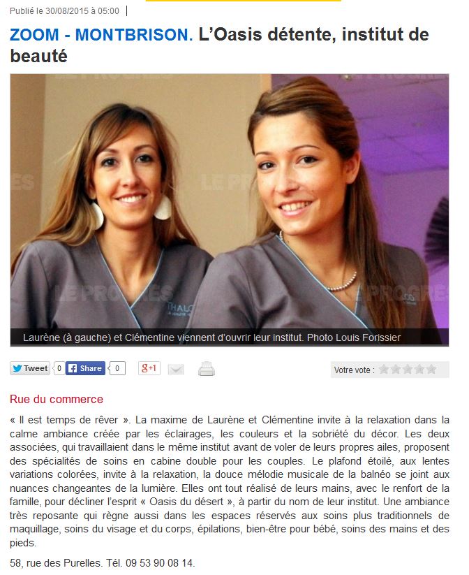 Article de Presse